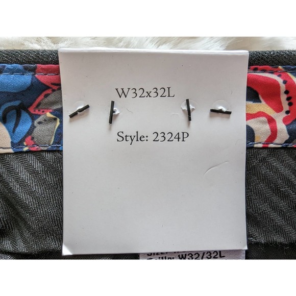 Paisley & Gray Downing Herringbone Slim Fit Dress Pants W32 x 32L - Picture 10 of 13